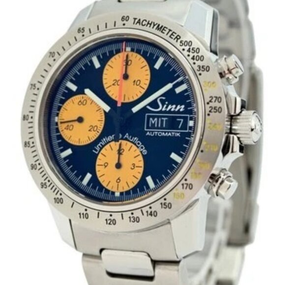 Sinn 41mm Men Sinn 41mm Men\'s Tiger Automatic SS Chronograph JDM Watch! #39 of 77! Ref: 303!